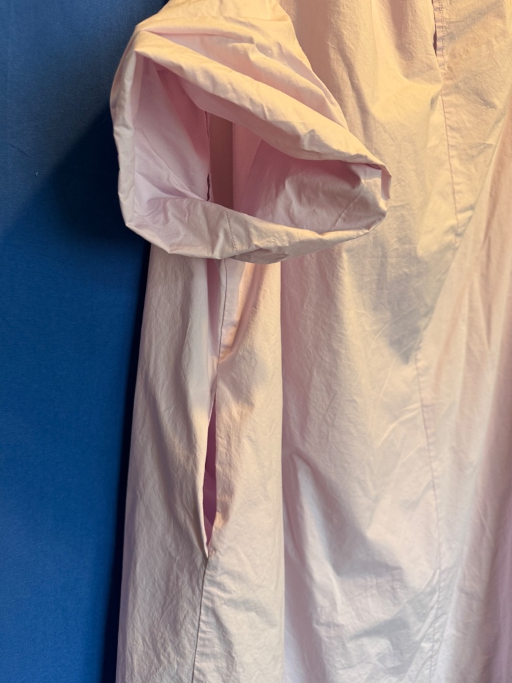 Humanoid Lt Lavender Dress, Cotton S but roomy (see measurements and flaw) - Picture 5 of 7